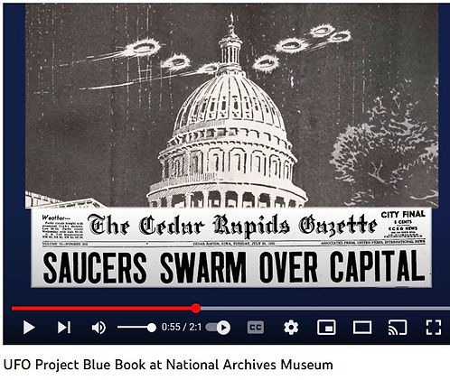 Saucers Swarm over Capital - 1952 - The Cedar Rapids Gazette.JPG
