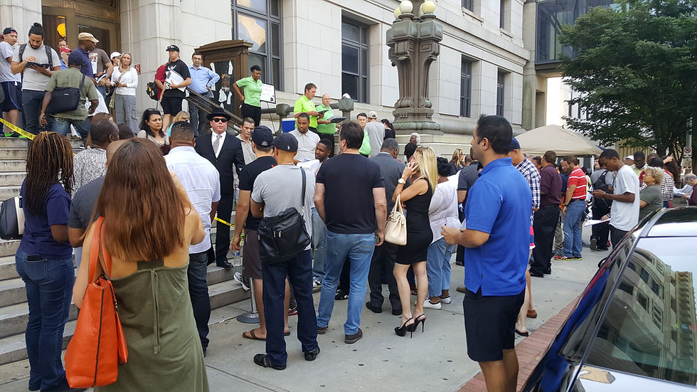 Fulton County Court House Steps!