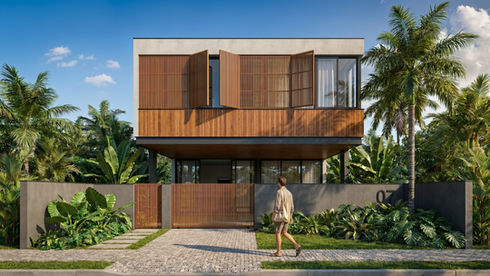 Arquiteto Projeto de casa contemporânea