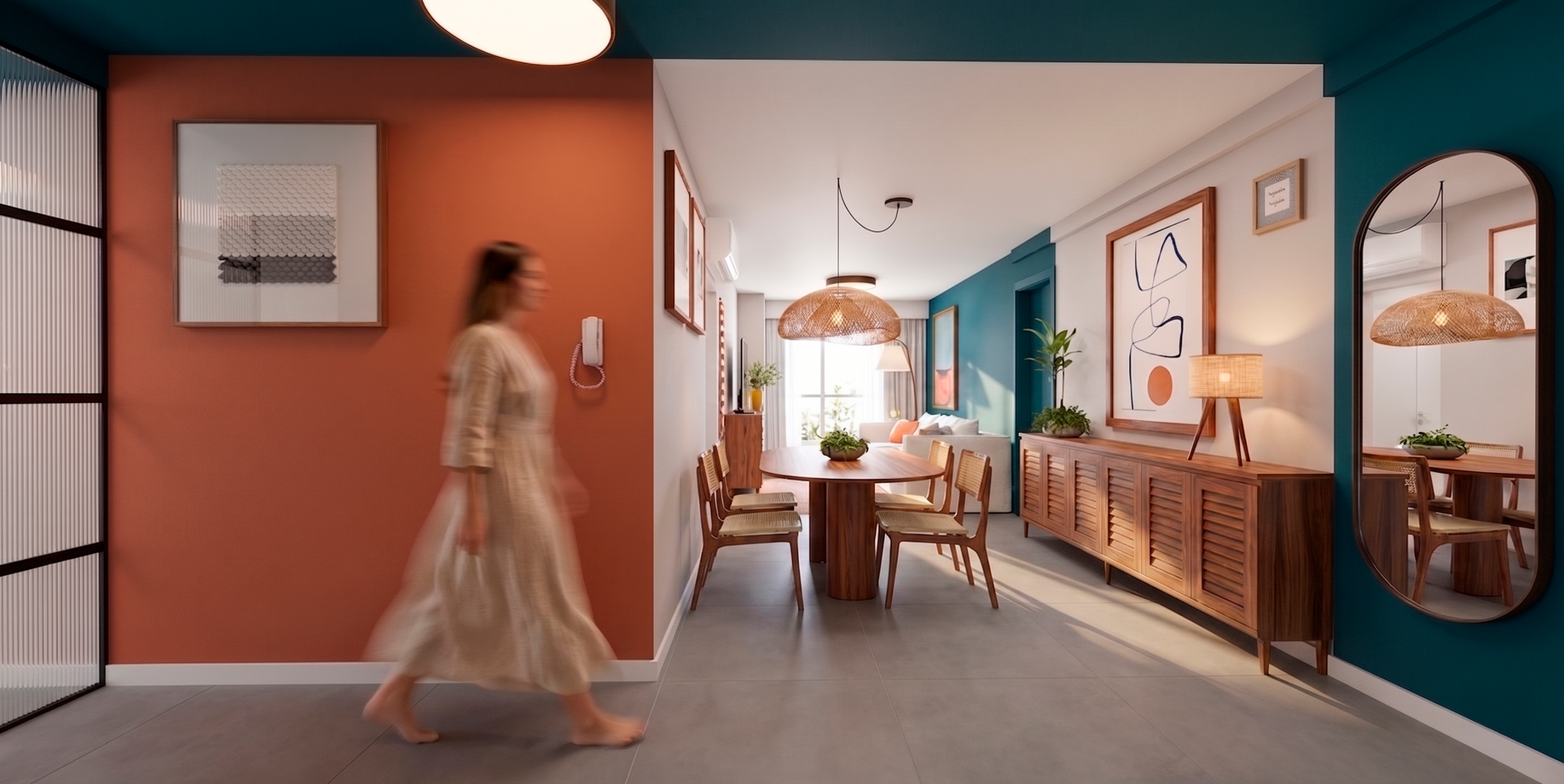 Projeto de  Interiores Alto Padrão em Florianópolis Sustentável