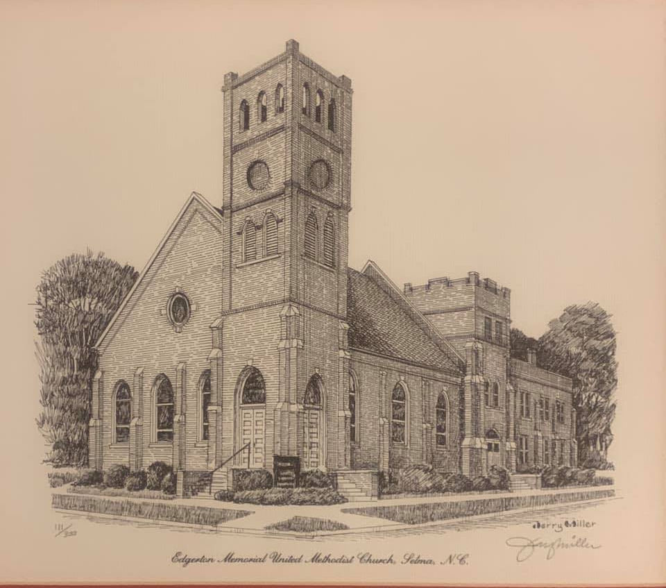 Sketch drawing of Edgerton