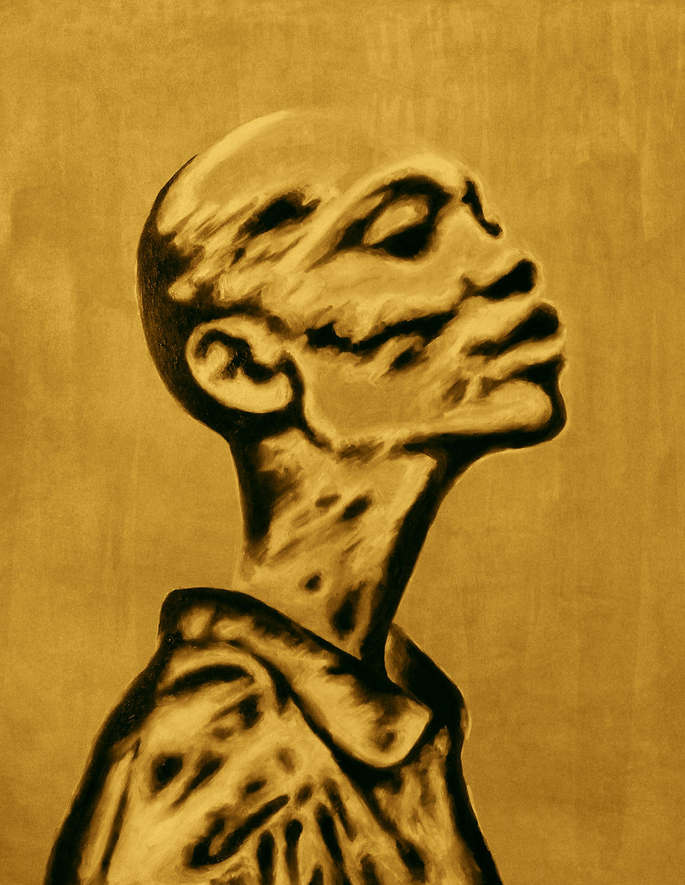African Soul Vintage Fine Art Print/ Size: 60 cm x 78 cm/ Year 2019 This fine art print is based on a painting by Amber Rose Olivier entitled "African Soul 01." African Soul is an expressionistic Portrait. This unique piece shows off the rather beautiful features of an African woman portrayed in an elegant yet airy manner. The background is an old wall somewhere in the streets of her city that has aged delicately over time. This fine art print is a limited edition run of only 30 prints and 1 of 2 colour editions.