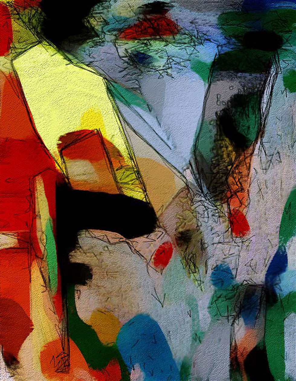 Laske Color #7,. Broad Strokes No. 10, 18x14