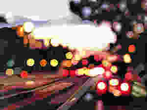 NOCTURNE №18 / EMBARCADERO, SUNSET. Acrylic on canvas, 40" x 30”.