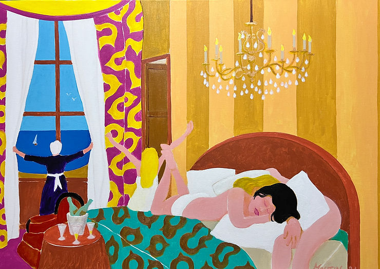 Painter Bernard Moutin