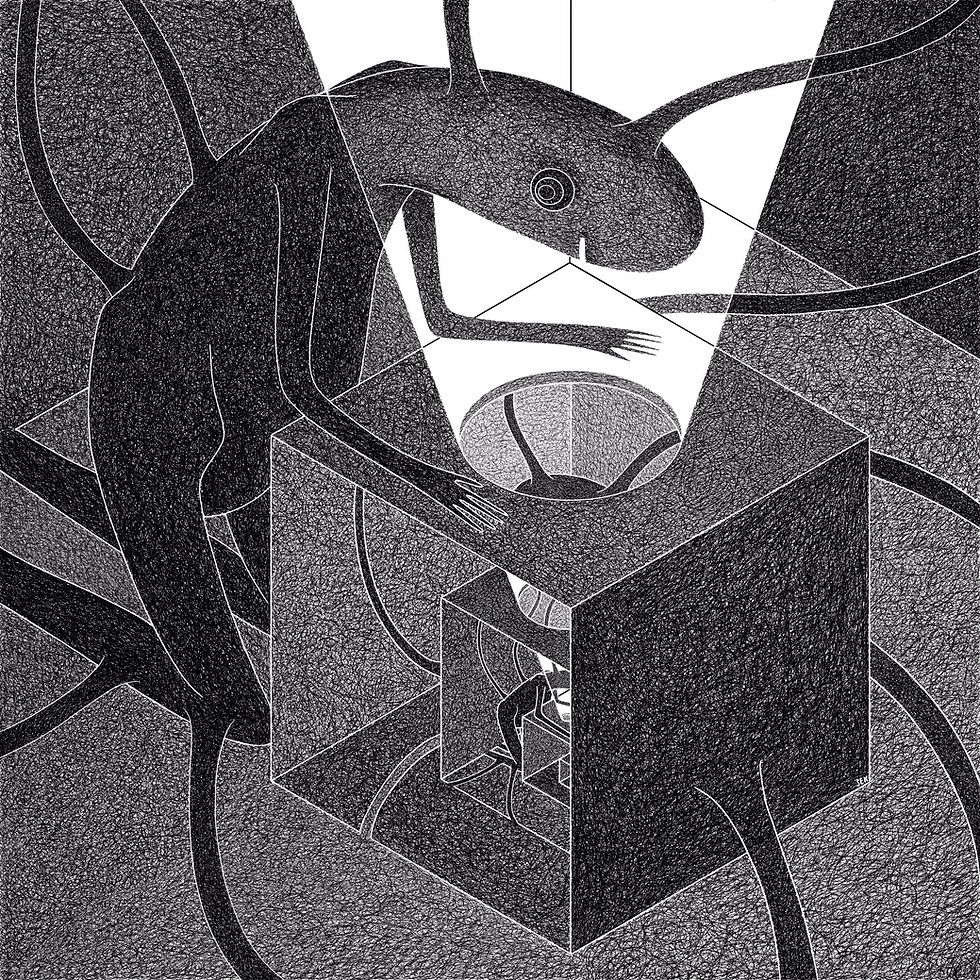 THE CUBE is about the feeling of never knowing anyone or ourselves enough