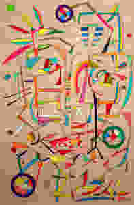 “guy# 9”| 36" x 24" (91.44 cm x 60.96 cm) Gouache on Wood | 2012