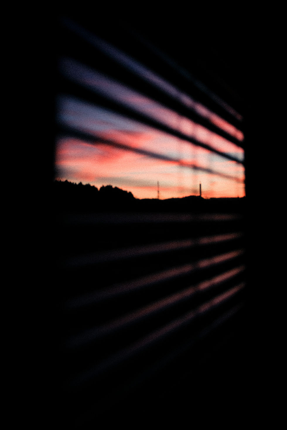 VIEW FROM HOME There is a parking lot in front of my house, at daytime the view is pretty unspectacular, but when I've seen the sunset, I was amazed from the colorful sky and it gave me some kind of vacation feeling.