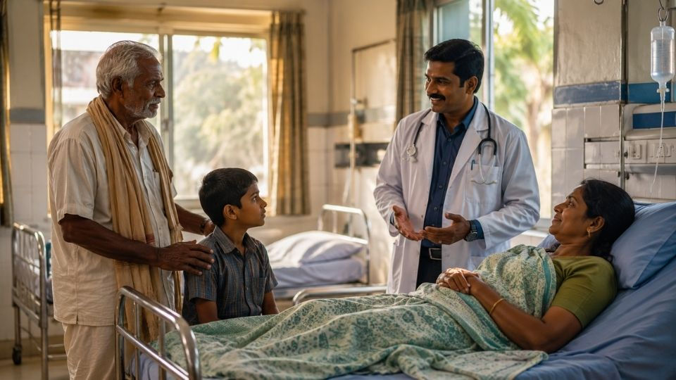తల్లి ప్రాణాల కోసం పోరాడుతున్న రాము