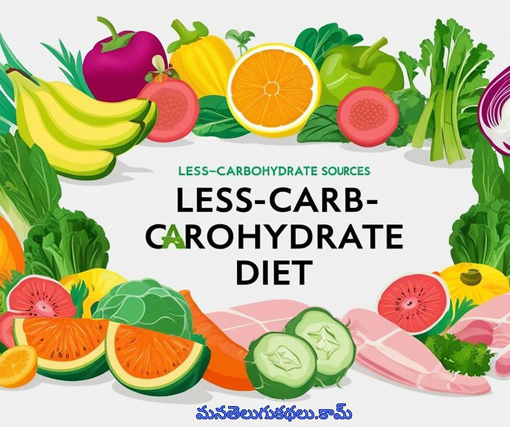 Less Health Carbs Less Carbohydrates Food - తక్కువ కార్బోహైడ్రేట్ల ఆహారం - New Telugu ...