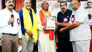గుర్రం జాషువాపై కవితా గానం - పోలయ్య కవి కూకట్లపల్లికి ఘన సన్మానం హైదరాబాద్, సెప్టెంబర్ 27: