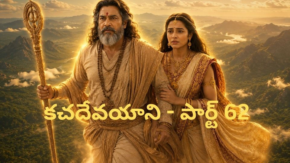 శుక్రాచార్యుడి ప్రయాణం ఆకాశమార్గంలో నిర్గమనం