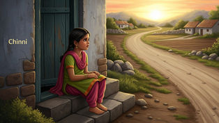 తండ్రి కోసం ఎదురుచూస్తున్న చిన్నారి