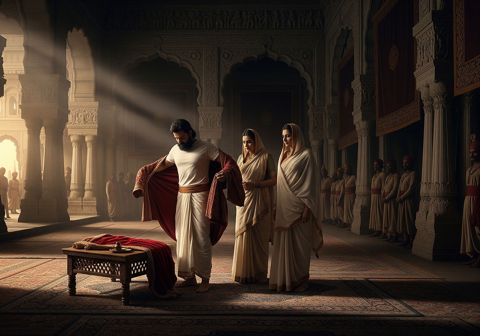 పాండురాజు రాజ్య త్యాగం