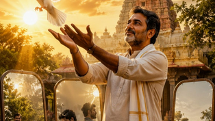 www.manatelugukathalu.com లో ప్రచురింపబడ్డ 'నాట్ 24/7 - బాధకు కూడా ఆఫీస్ అవర్స్ ఉండాలి' వ్యాసంలో జీవితంలోని బంధాల నుంచి పాఠాలు నేర్చుకుని దేవుడిని నిందించడం కంటే క్షమించడం, అంగీకారం మరియు ఆత్మపరిశీలనను సూచించే భావోద్వేగ దృశ్యం.