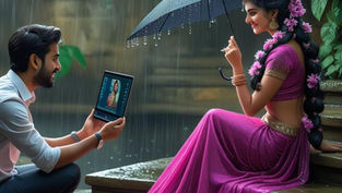 చినుకు తడికి చివురించిన ప్రేమ