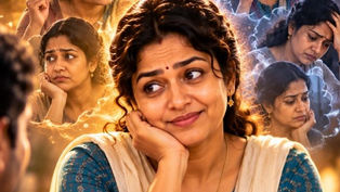 “అంటే… మరి!” తెలుగు రచనకు సంబంధించిన చిత్రం. ఒక మహిళ ఎదుటివారితో మాట్లాడేటప్పుడు బయటకు చిరునవ్వుతో కనిపిస్తున్నప్పటికీ, ఆమె మనసులో చెప్పలేని అనేక భావాలు, మాటలు తిరుగుతున్నట్లు ప్రతీకాత్మకంగా చూపించారు. మొహమాటంతో మనసులోని మాటను చెప్పకపోవడం వల్ల అపార్థాలు ఏర్పడవచ్చనే భావాన్ని చిత్రం సూచిస్తుంది.