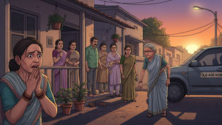 elderly woman ego conflict daughter in law emotional telugu story