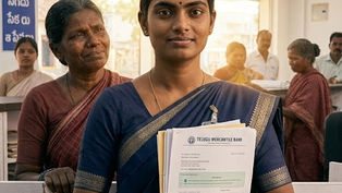 బ్యాంక్ ఆఫీసర్గా ఎదిగిన వాణి తన చిన్ననాటి కష్టాలను గుర్తు చేసుకుంటున్న ప్రేరణాత్మక దృశ్యం