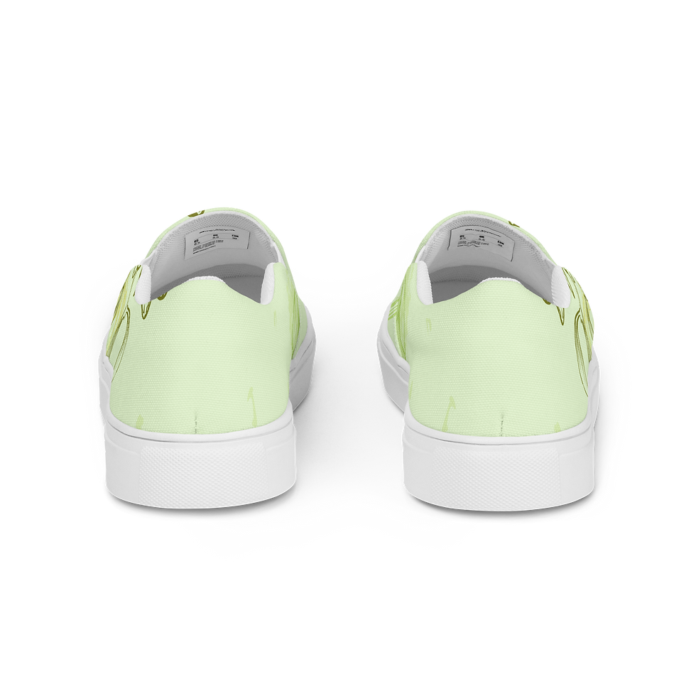 Thumbnail: Women’s Slip-on Canvas Shoes - "Mistletoe"