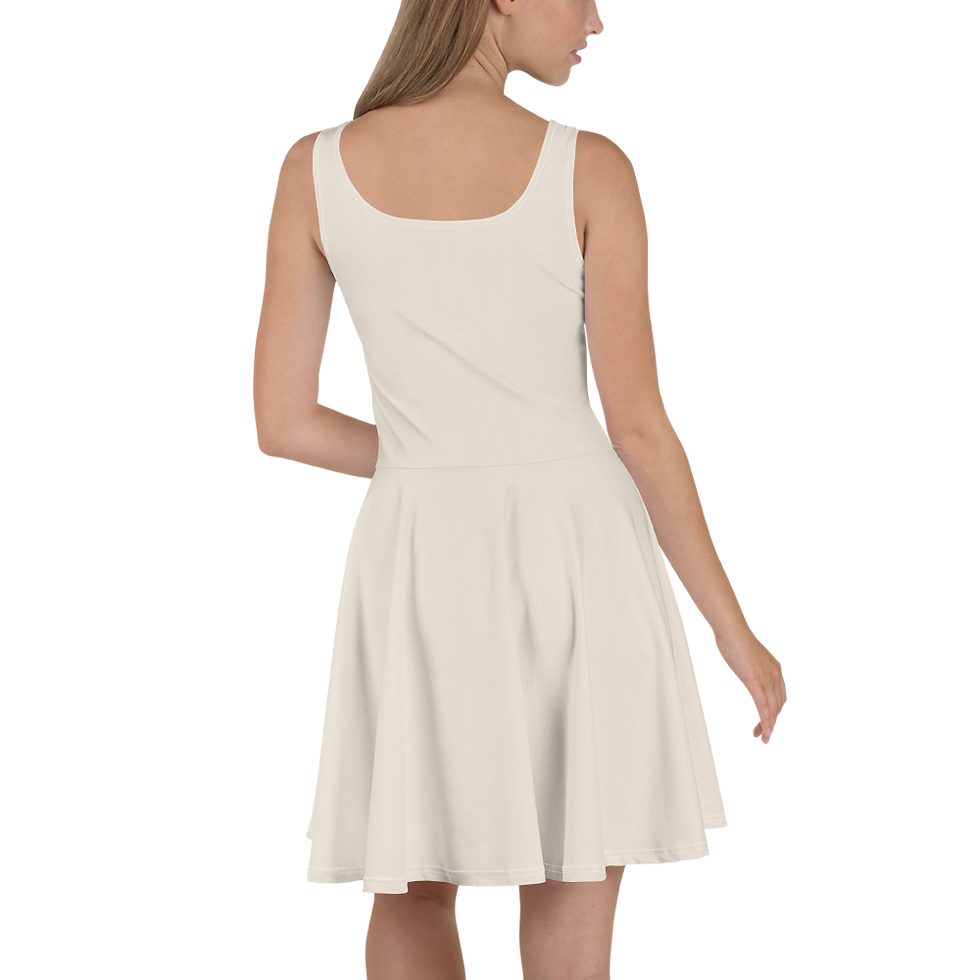 Thumbnail: Skater Dress - "Champagne"