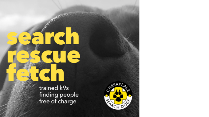 Chesapeake Search Dogs Awareness Campaign