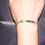 Thumbnail: Two hollow heart stripe bracelet