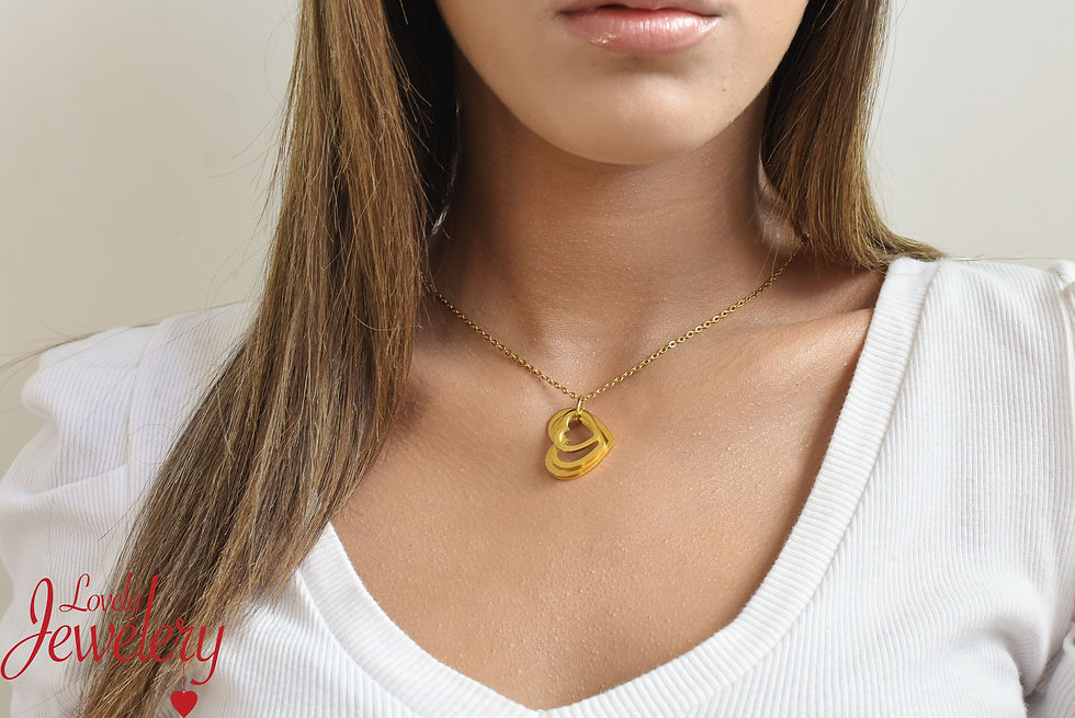 Thumbnail: The Four Hearts Maureen Necklace