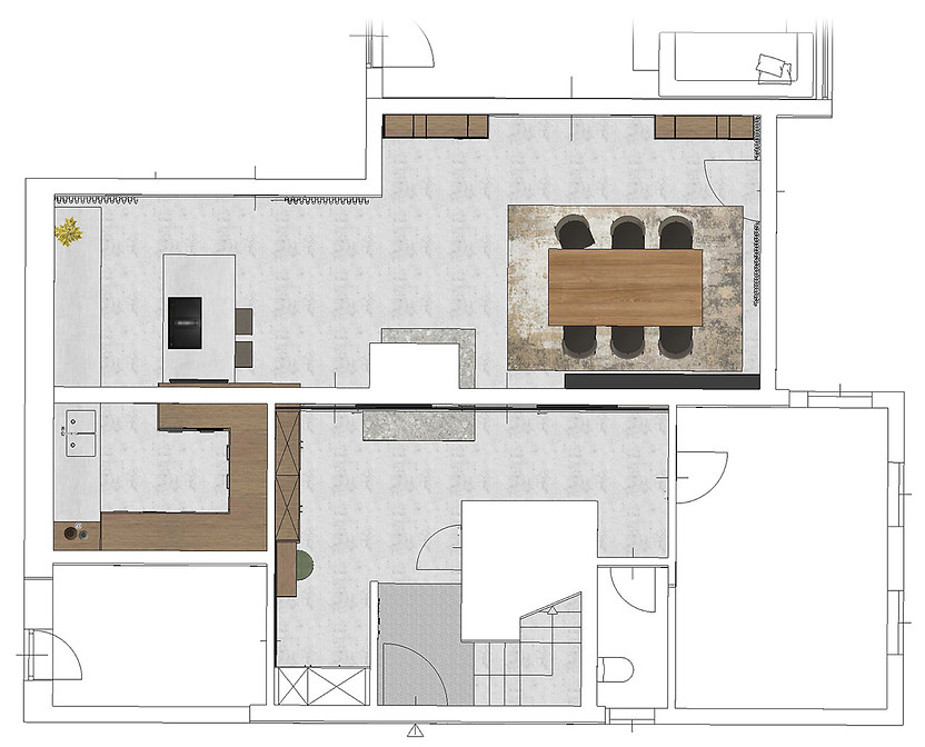 Haus Weißkirchen | Grundriss Erdgeschoß
