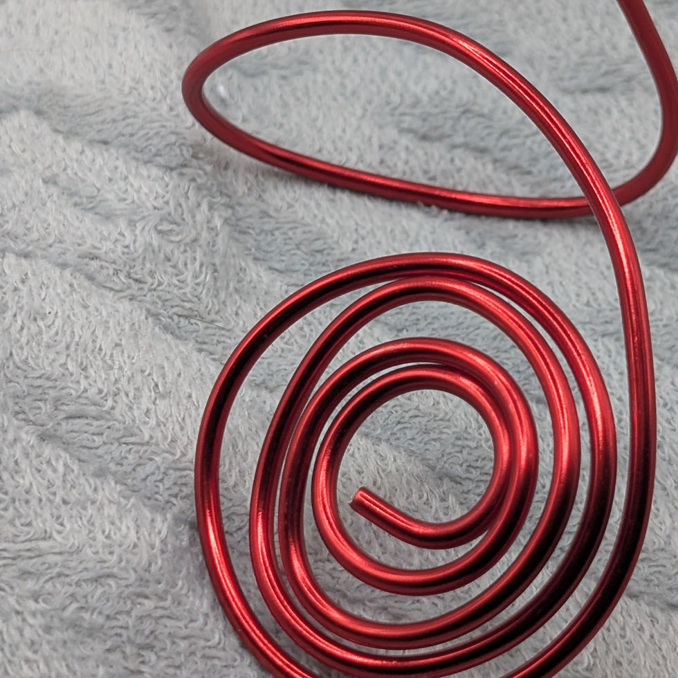 Red Single Cuff Bracelet