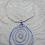 Thumbnail: Blue Spiral Imagine  Necklace ( clasp-less)