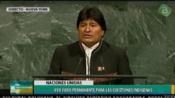 Morales alerta que el capitalismo pone en riesgo la vida, la humanidad y el movimiento indÃgena