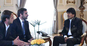 Concejal del Partido del Pilar de Buenos Aires visita a Morales