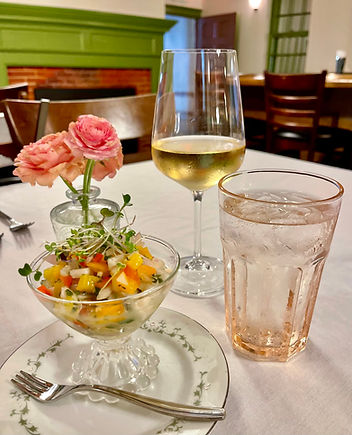 wine and water