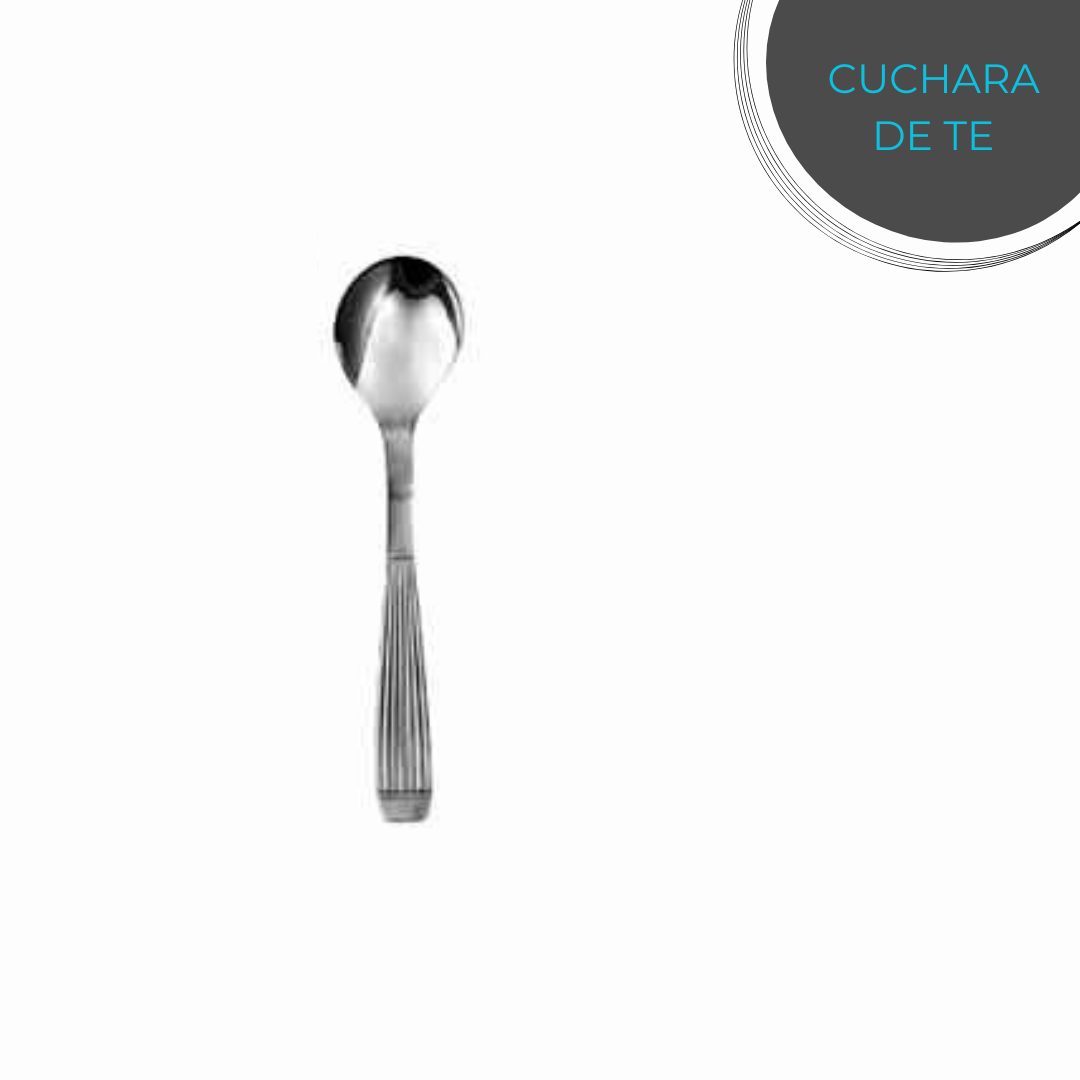 Cuchara de te | Rayado | 12uds.