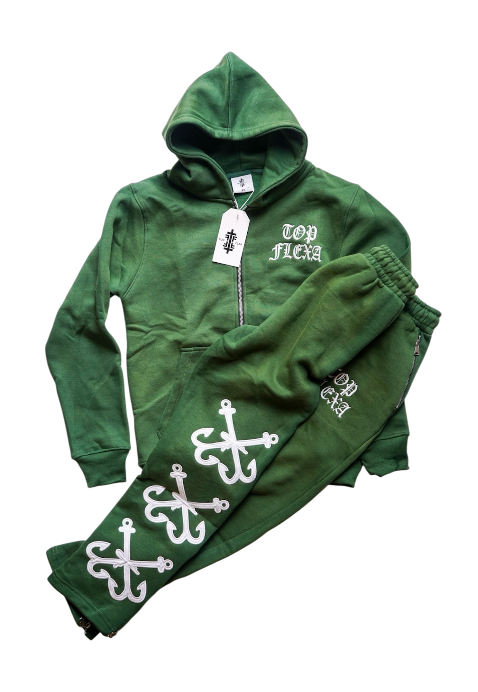 Zippered Anchored Sweatsuit