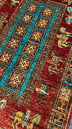 手織り草木染め絨毯