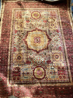 アフガニスタン産 手織り絨毯203x153