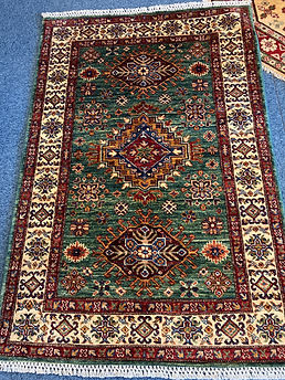 草木染めアフガニスタン絨毯 147x99cm