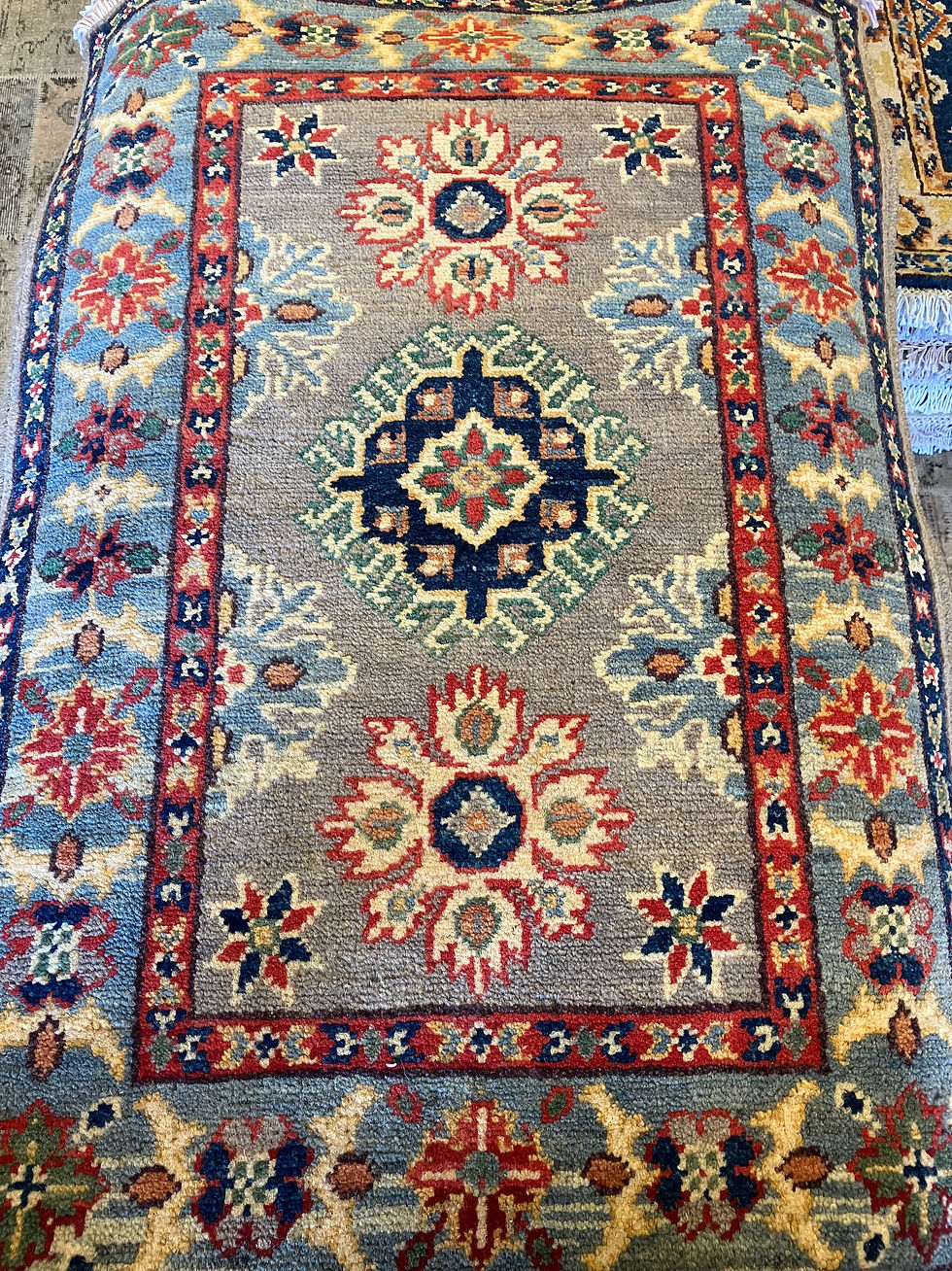 サムネイル： アフガニスタン絨毯　90x60cm  8185