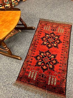 手織り絨毯 アフガニスタン産 トライバルラグ アフガン絨毯