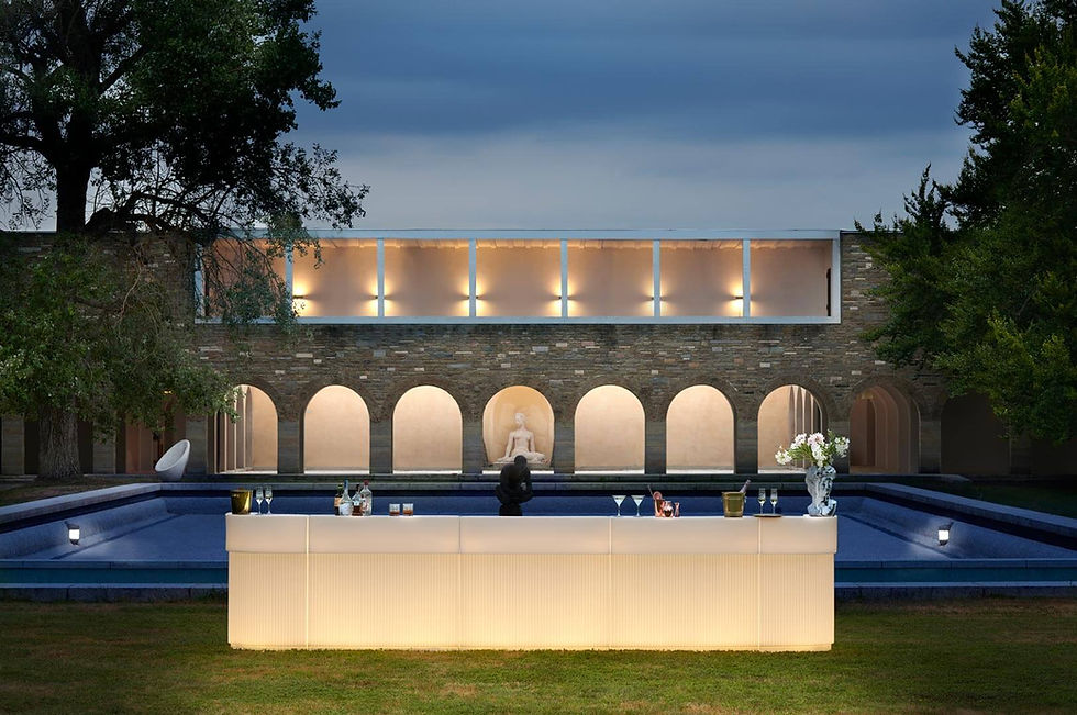 Miniature : Bar lumineux Zanelli blanc 4 modules droit et 2 modules d'angles