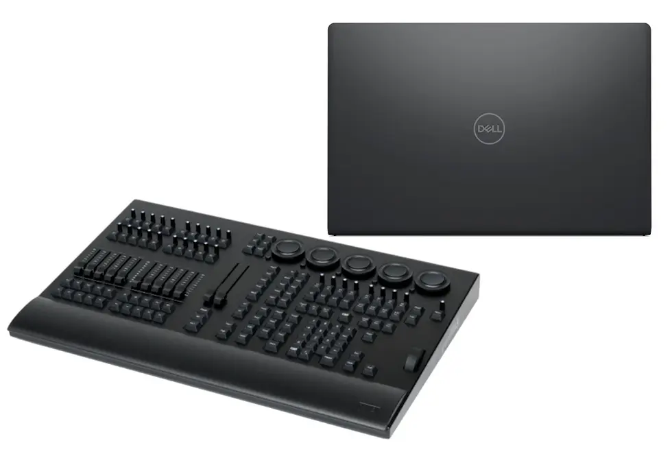 Miniature : Location console lumière grandMA3 onPC command wing & ordinateur portable dell avec logiciel Ma on pc