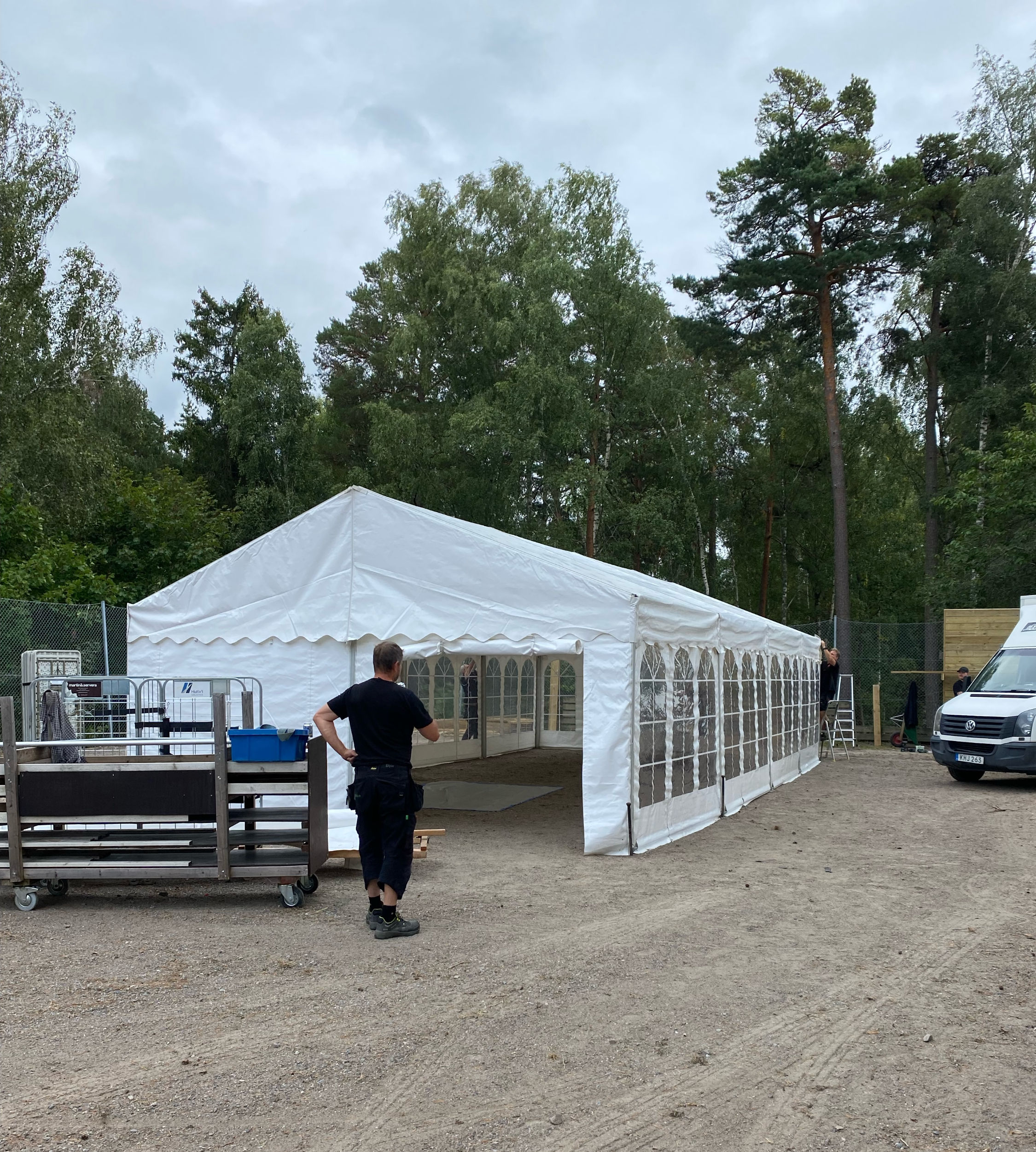 Event tält PRO 6.00 x 12.00 inkl. montering