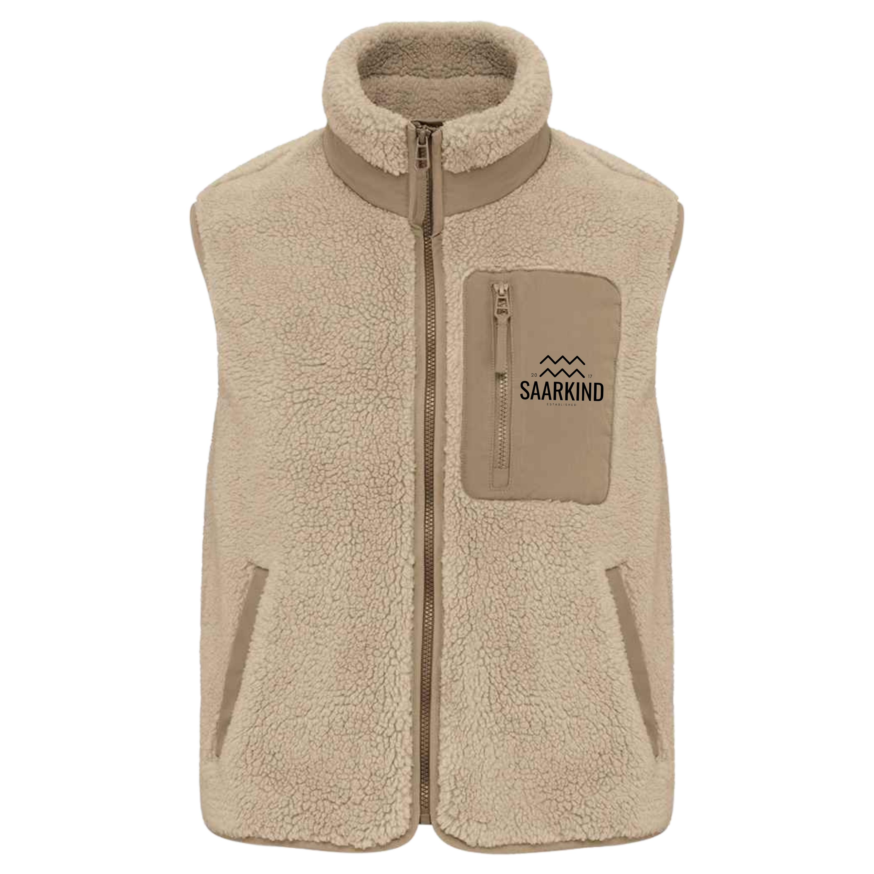 SAARKIND Teddy Fleece Weste | nachhaltig, warm, unisex
