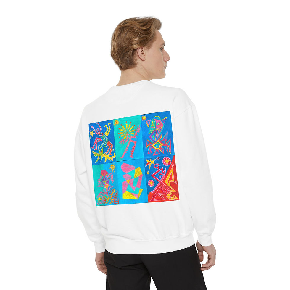 Thumbnail: 6 paintings pullover
