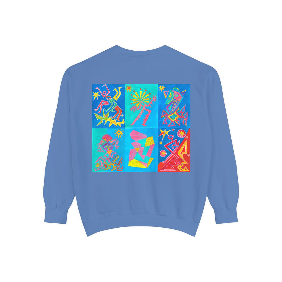Thumbnail: 6 paintings pullover