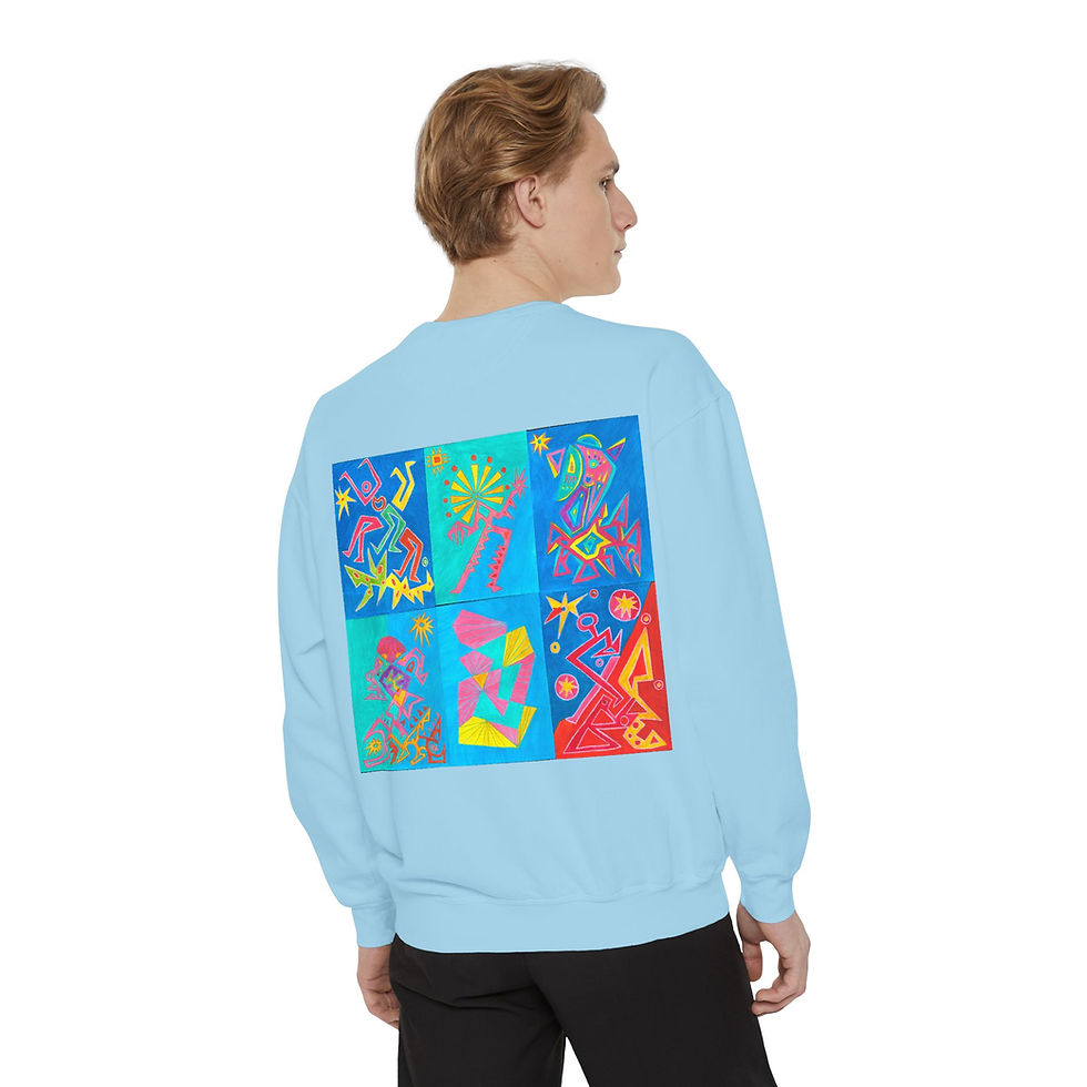 Thumbnail: 6 paintings pullover
