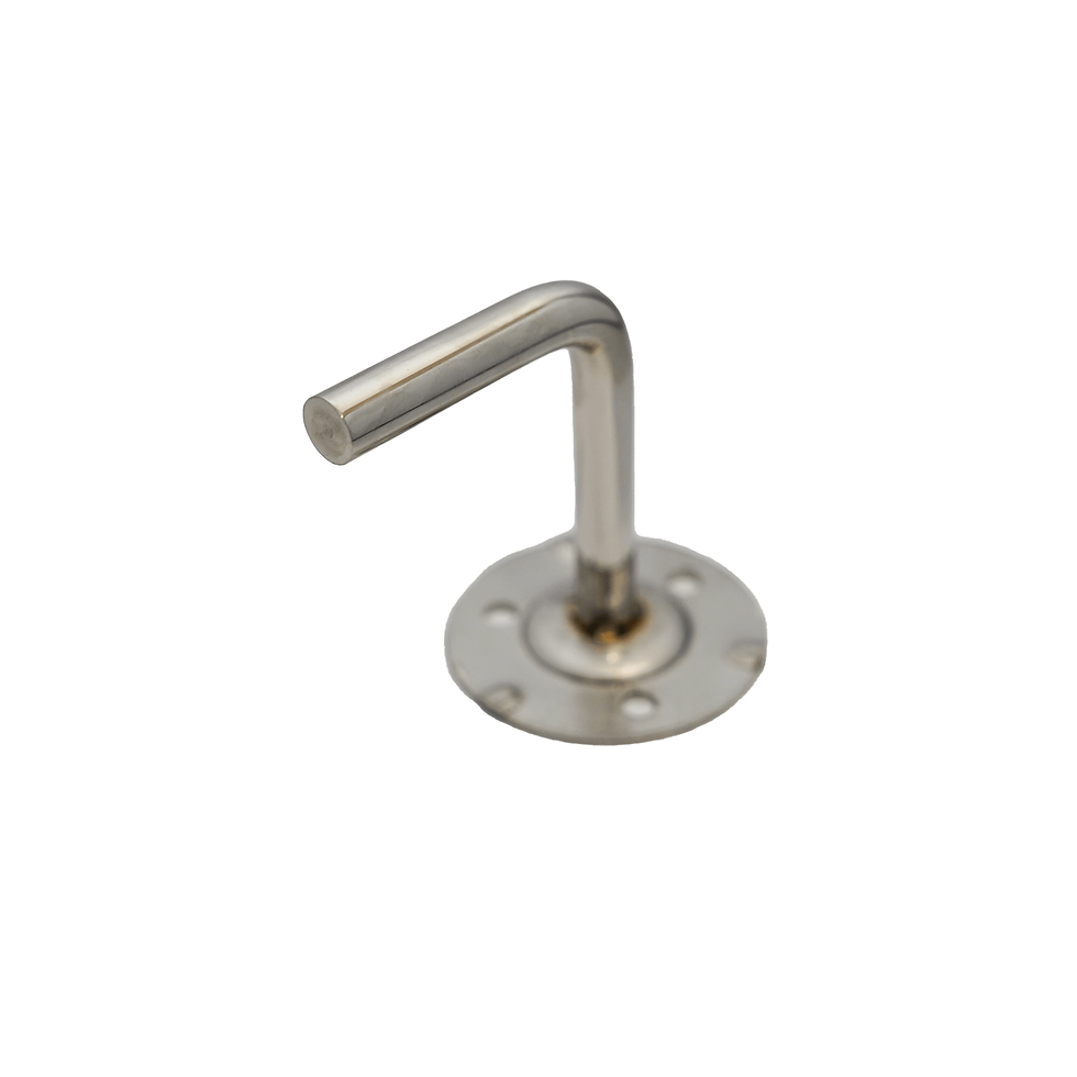 Thumbnail: Weld on Handrail Wall Bracket - Polished 316SS