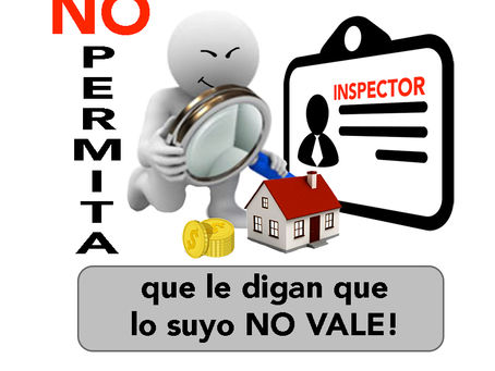 ¡NO PERMITA QUE LE VENDAN LA IDEA DE QUE SU INMUEBLE NO VALE!